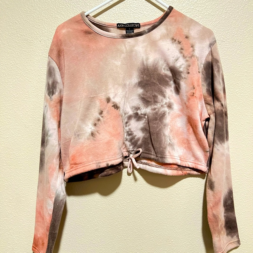Casual Tie-Dye Beach Sweater